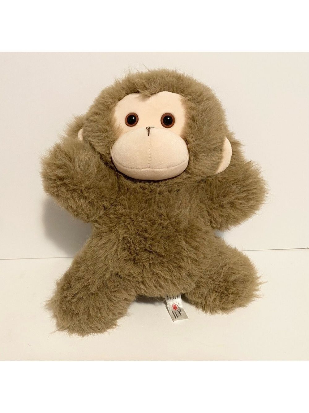 Worlds Softest Plush Monkey Stuffed Animal Lovey Baby Toy 10” Tan Brown